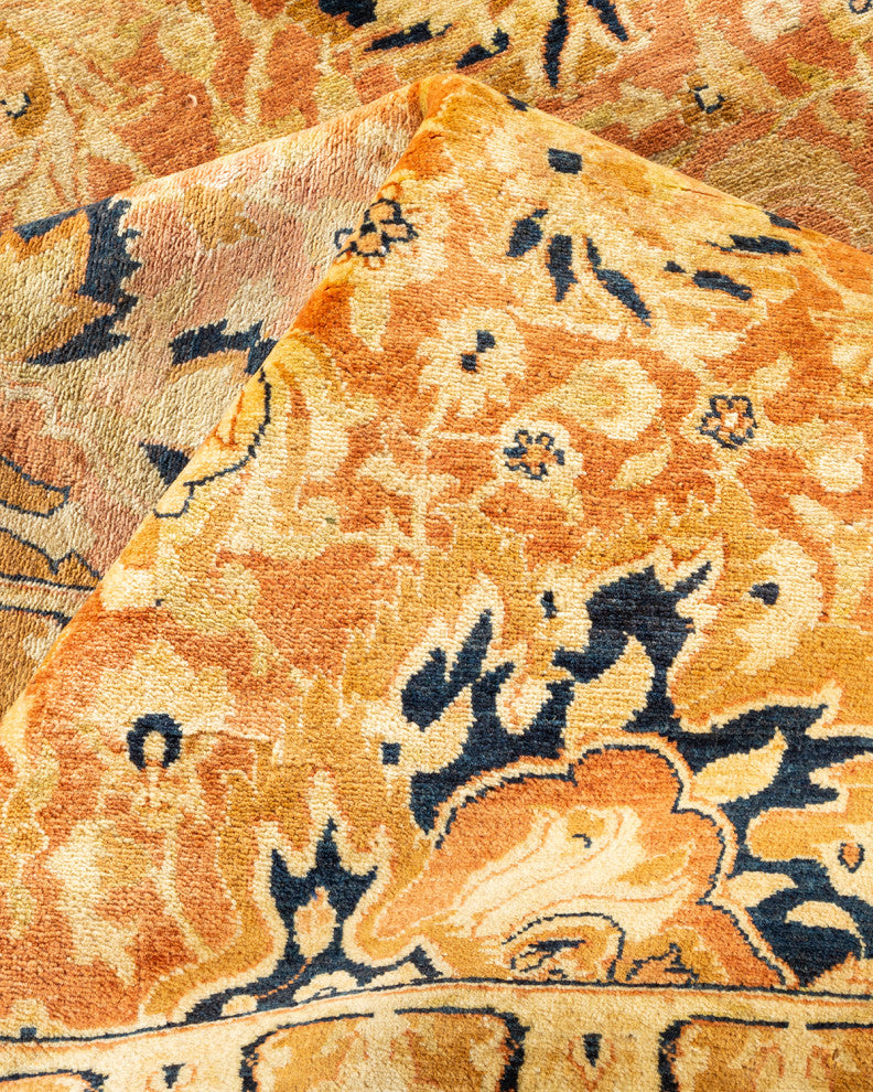 Mogul, One-of-a-Kind Hand-Knotted Area Rug Orange, 8' 1" x 10' 3"