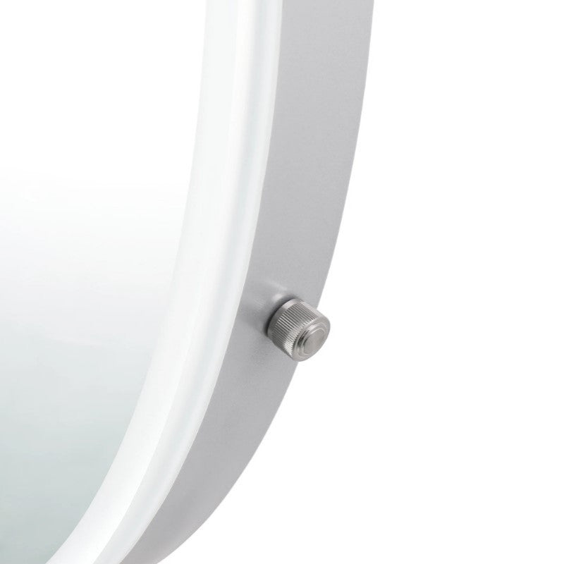 Heiress Pro Vanity Mirror, Silver, Led Strip Light