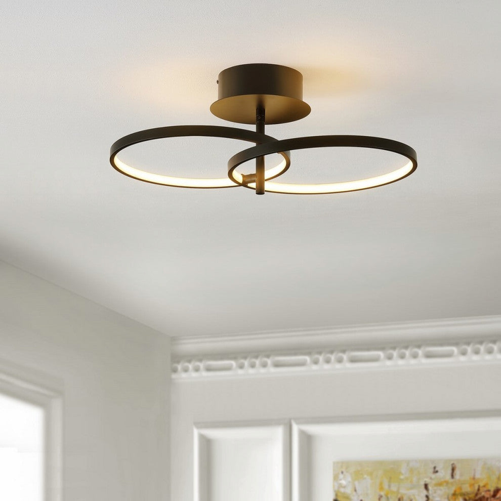 Safavieh Reyah Flush Miount Matte Black