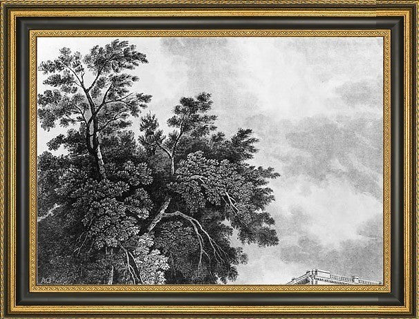 John Hill City Hall Framed Premium Canvas Print, 18"x27"