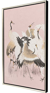 Curious Cranes, Plumule Canvas