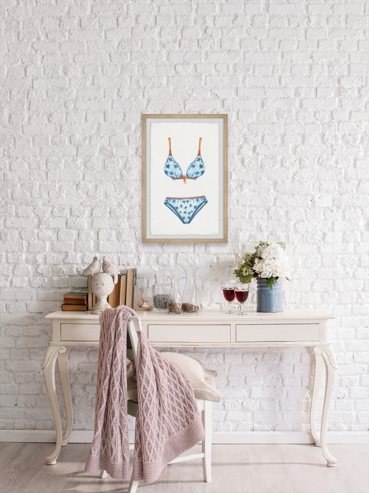 "Buy the Bikini" Framed Painting Print, 20x30
