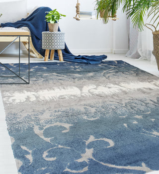 Noori Rug High-low Sierra Grey/Blue Rug