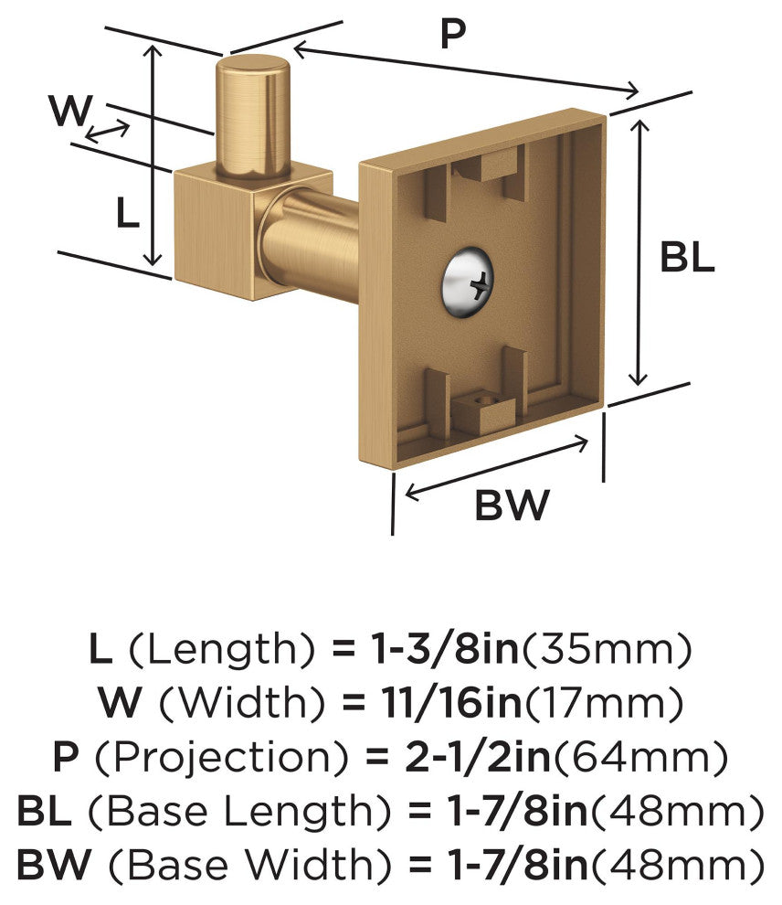 Appoint Traditional Single Robe Hook, Champagne Bronze