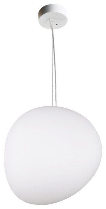Nordic White Glass LED Pendant Lamps For Dining room, Cafe, Pd005a
