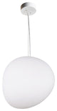 Nordic White Glass LED Pendant Lamps For Dining room, Cafe, Pd005a