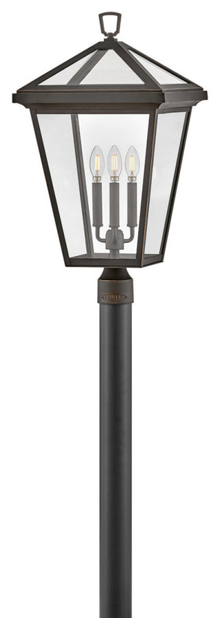 Hinkley Lighting 2563 Alford Place 3 Light 26" Tall Post Light - Oil Rubbed