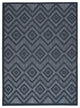 Nourison Versatile 4' x 6' Navy Blue Modern Area Rug
