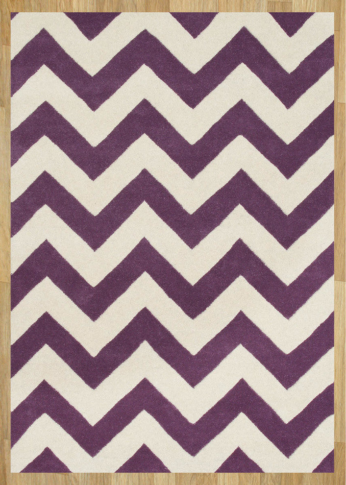 Safavieh Chatham Cht715F Purple, Ivory Area Rug