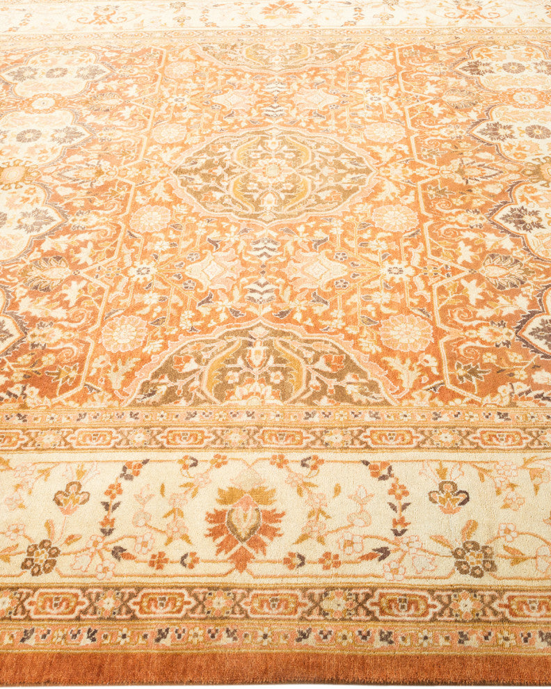 Jocelyn, One-of-a-Kind Hand-Knotted Area Rug Brown, 6'2"x9'1"