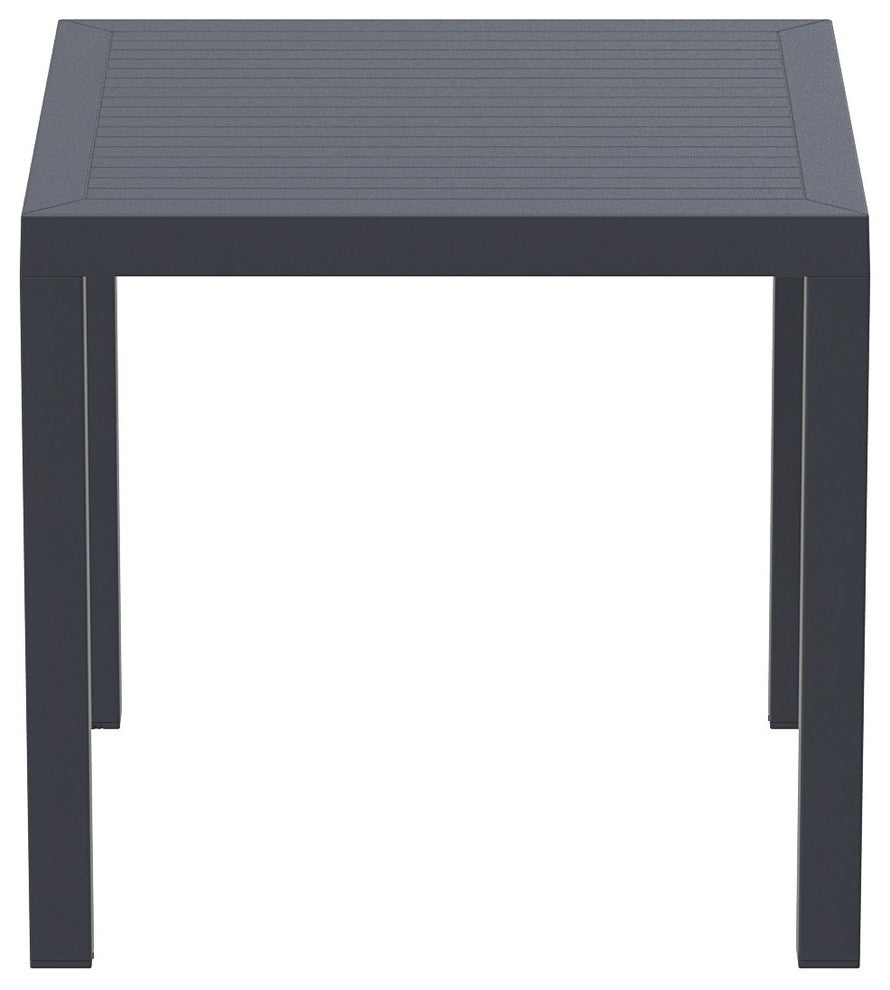 Compamia Ares Square Dining Table, Dark Gray