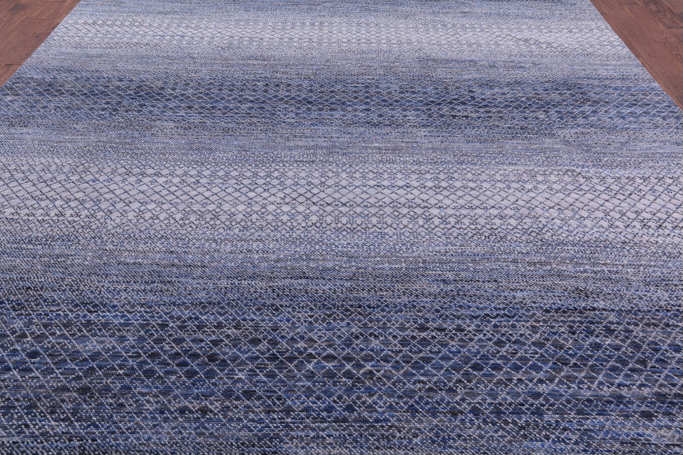 10' 1" X 14' 0" Hand Knotted Savannah Grass Wool Rug - Q13177