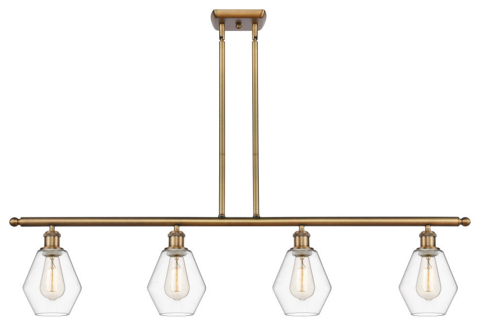 Innovations 516-4I-BB-G652-6-LED 4-Light Island Light, Brushed Brass