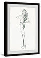"Sporty Girl" Framed Painting Print, 20"x30"
