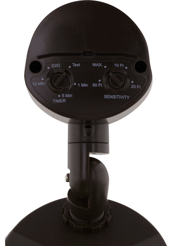 LED Security Light - Dual Head - Motion Sensor Included - Bronze Finish - 3000K