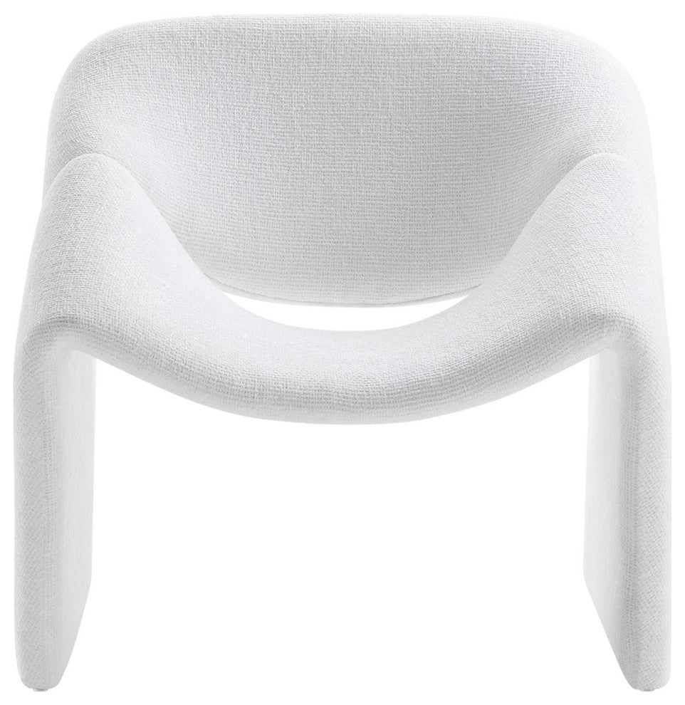 Vivi Chenille Upholstered Accent Chair - Frost