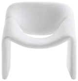 Vivi Chenille Upholstered Accent Chair - Frost