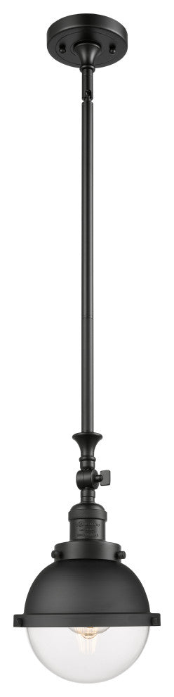 Innovations 206-BK-HFS-62-BK-LED Hampden 1 Light Mini Pendant, Matte Black