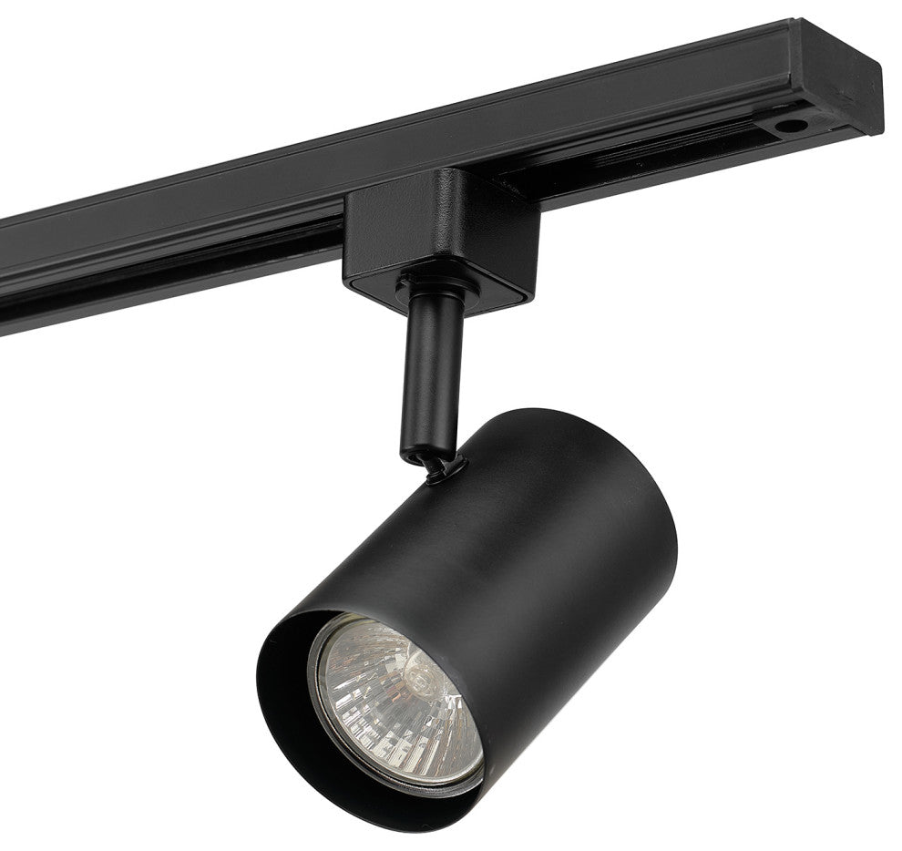 Tribeca 4-Light 56" Matte Black Track Lighting Kit