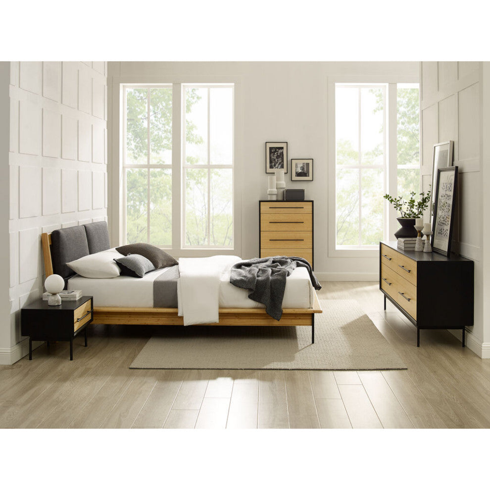 Greenington Santa Cruz 4 Drawer Double Dresser | Wheat