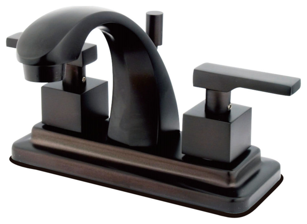Kingston Brass 4" Centerset Bathroom Faucet, Oil Rubbed Bronze