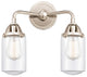 288-2W-PN-G312 Dover 2 Light 12.5" Bath Vanity Light, Polished Nickel