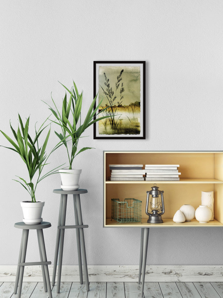 "Lake Breeze" Framed Painting Print, 8x12