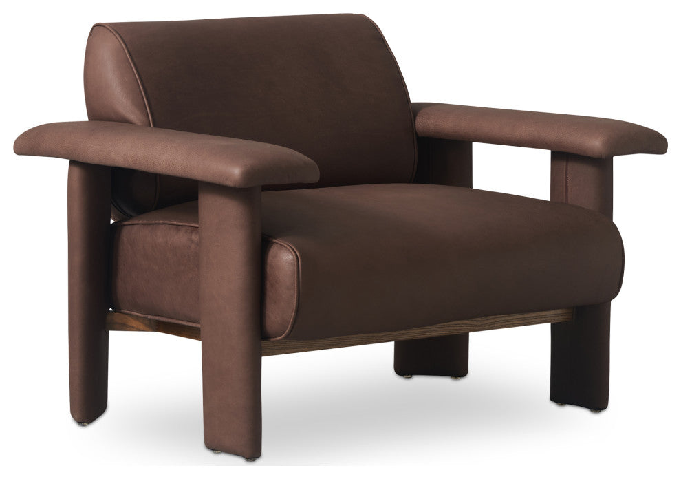 Marcello Lounge Chair Dark Brown