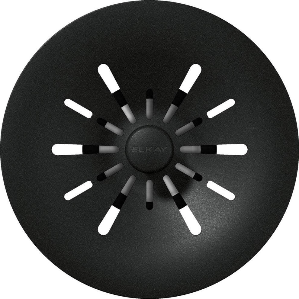 LKPDQSCH Elkay Quartz Perfect Drain 3-1/2" Removable Polymer Strainer, Char