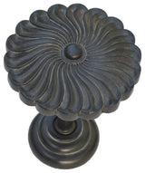 Sierra Drapery Medallion, Black Washed, Set of 2