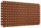 Sparta Weave Vegan Leather Full Headboard, Natural Brown