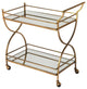 Butler Graci Antique Gold Bar Cart