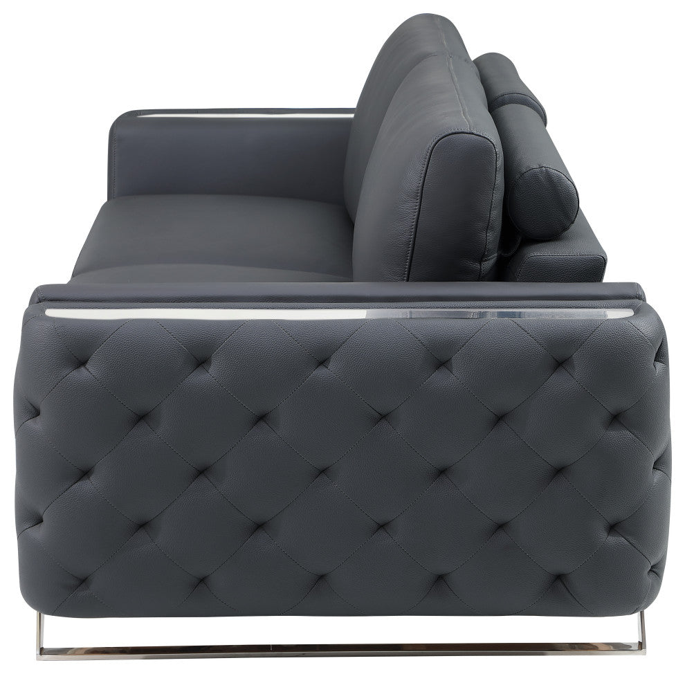 Leonardo Top Grain Italian Leather  Sofa