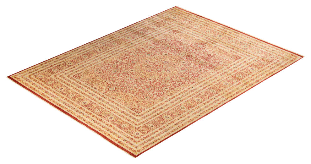 Mogul, One-of-a-Kind Hand-Knotted Area Rug Orange, 9' 3" x 12' 2"