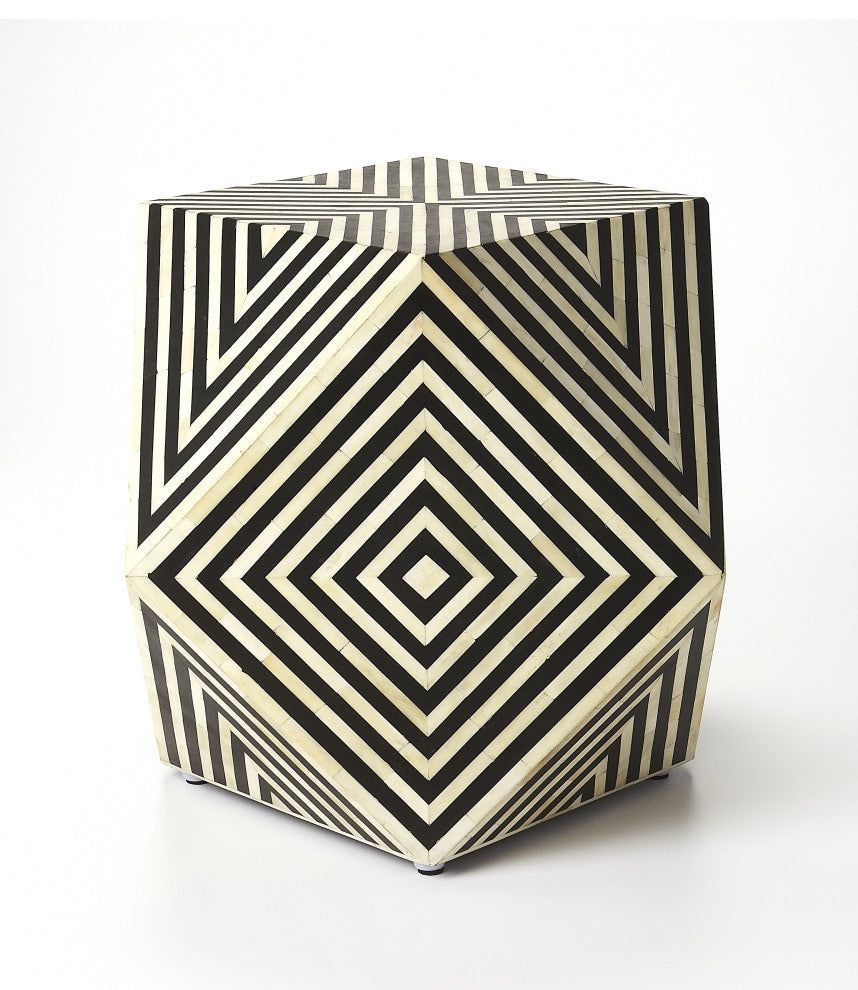 Zanzibar Bone Inlay Bunching Table, 5233318