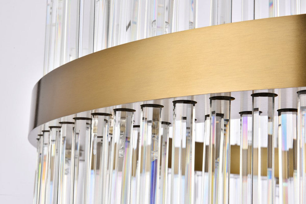 Contemporary Gold 18-Light Chandelier