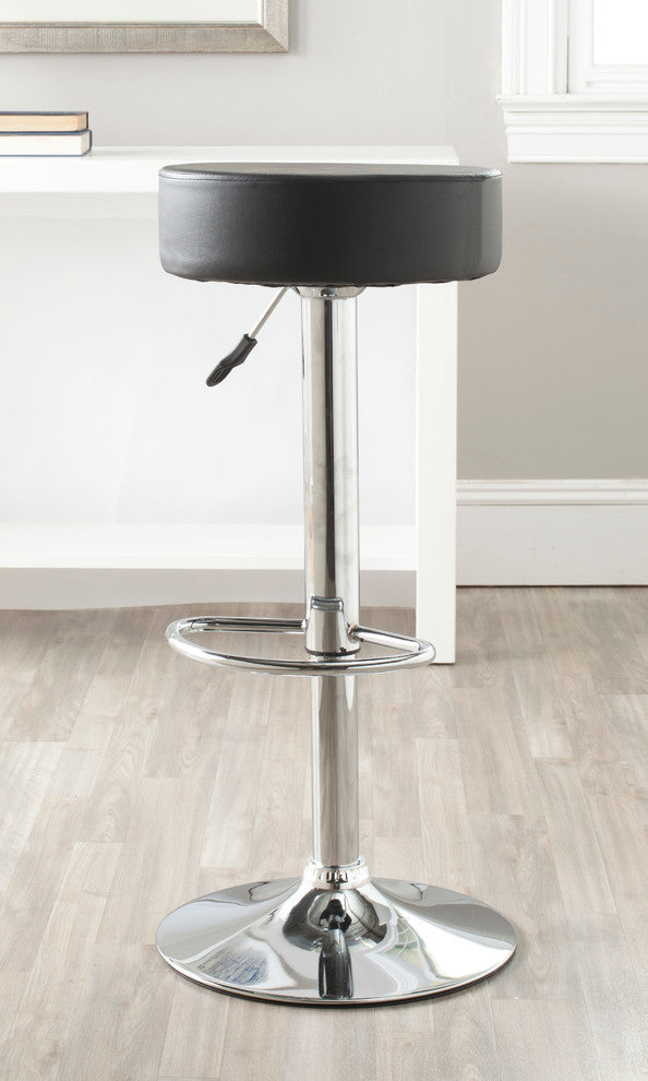 Safavieh Jude Swivel Barstool, Black