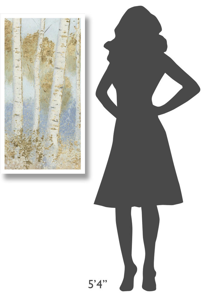 "Summer Birches III" Digital Paper Print by James Wiens, 20"x38"