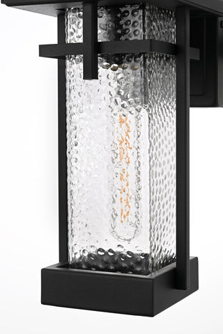 Home Living 6" Outdoor Wall Sconce, Black