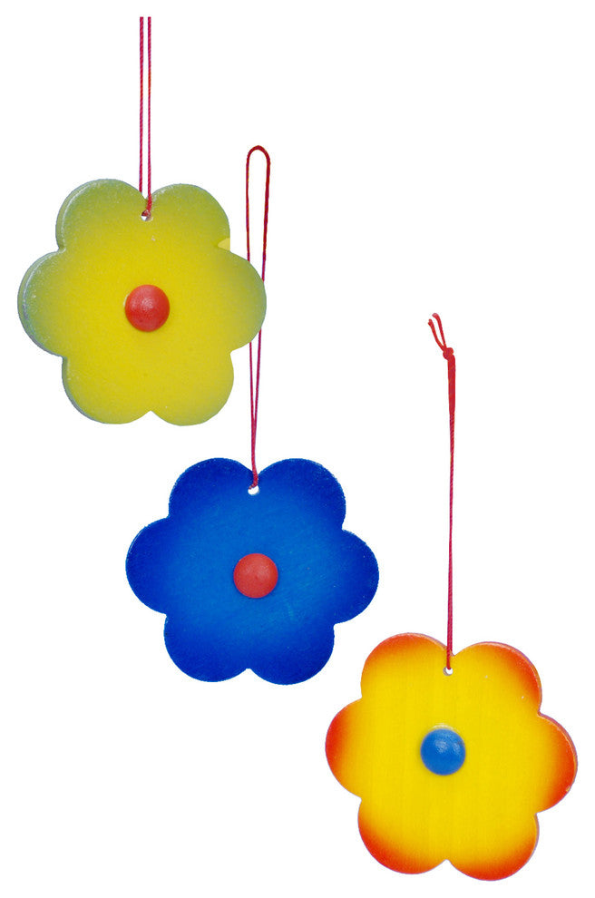 Christian Ulbricht Ornament- Assorted Flowers- Set of 12