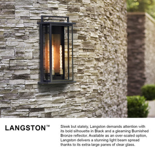 Hinkley Lighting 24026 Langston 28" Tall Outdoor Wall Sconce - Black