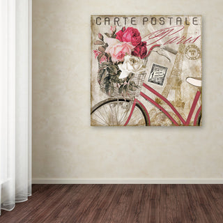 Color Bakery 'Postale Paris I' Canvas Art, 24"x24"