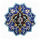 "Mosaic Tile" Paper Print 15th Century Persian Artisan, 38"x38"