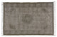 4" x 6" Putty Distressed Medallion Area Rug