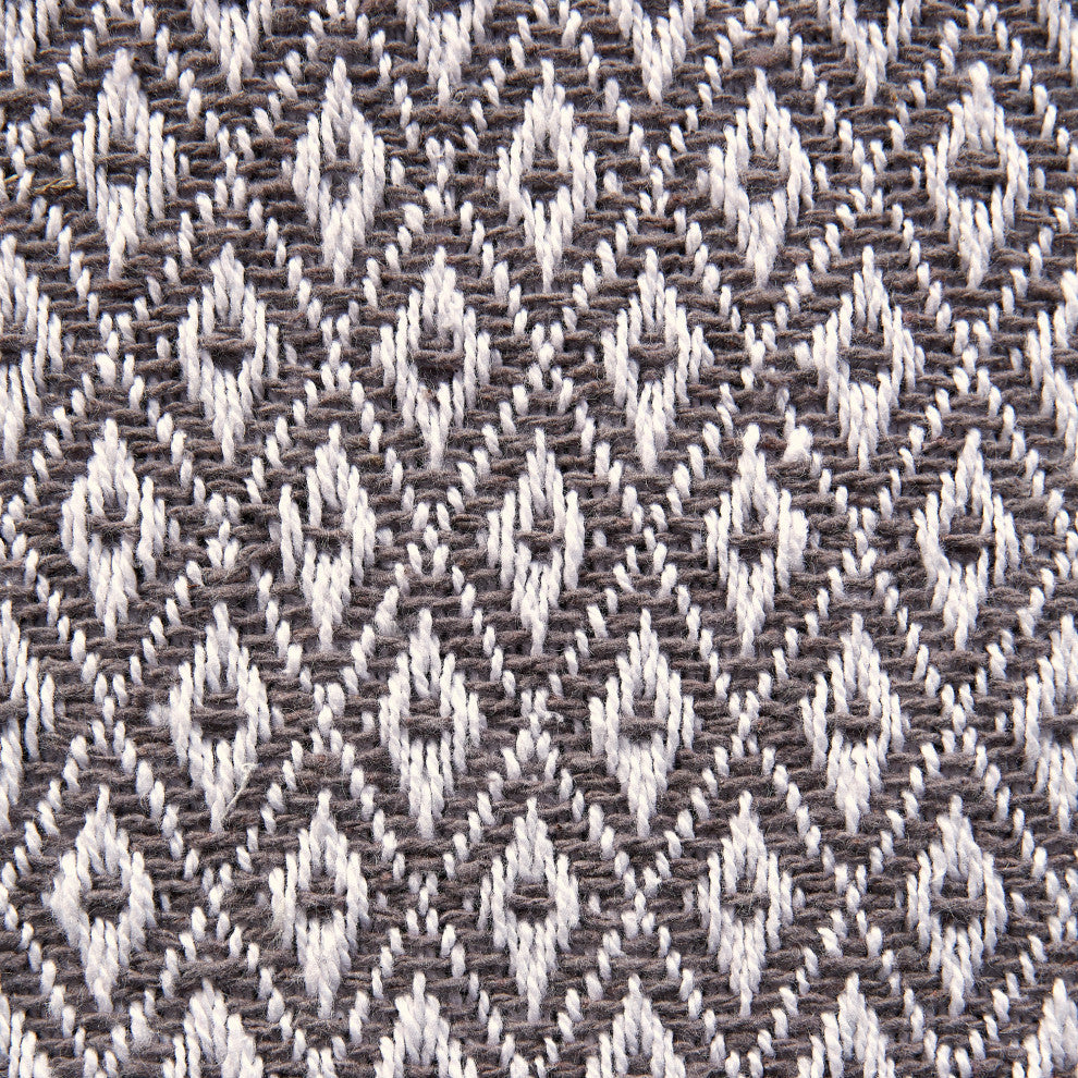 DII Gray Mini Diamond Table Runner