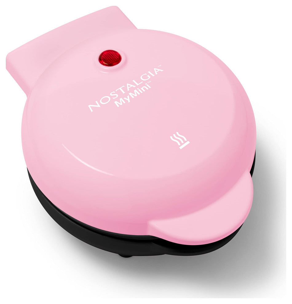 MyMini Personal Electric Animal Circus Waffle Maker, Waffle Iron, Pink