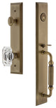 Fifth Avenue Dummy Handleset, F Grip and Baguette Clear Crystal Knob, 849291