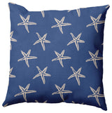 Starfish Polyester Indoor Pillow, Nautical Navy, 20"x20"