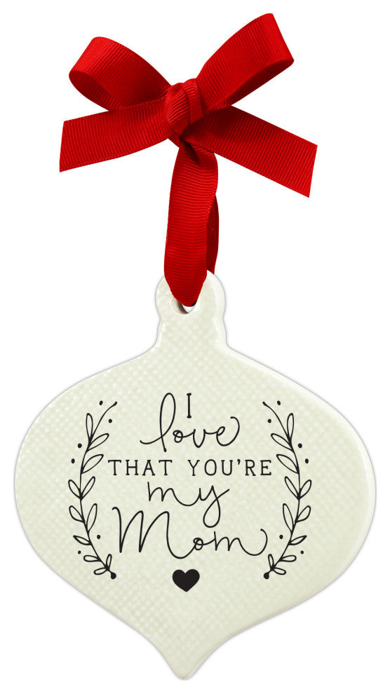Ornament Doodle, Mom Ribbon Hang