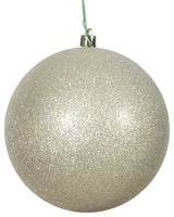 Vickerman 2.75" Champagne Glitter Ball Ornament, 12 per Bag